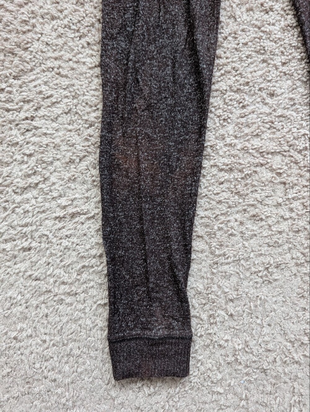 American Eagle Womens Dark Brown Ahh-Mazingly Soft Knit Lounge Joggers Size XS - Picture 5 of 10